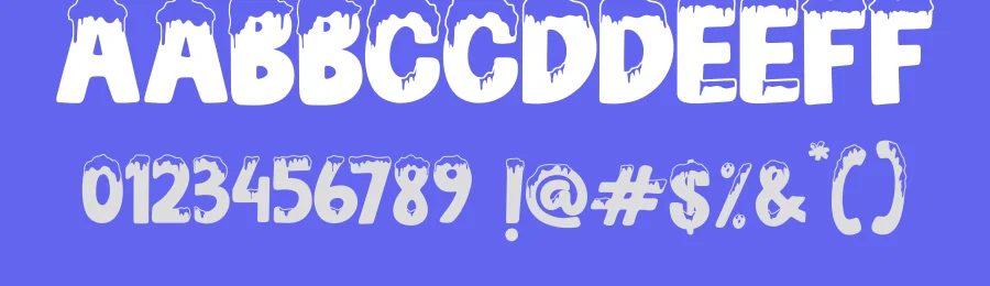 Snow Blue by girinesia.std — Decorative Font — thumbnail 3