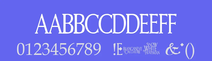 Snow White by Alphabet&Type® — Blackletter Font — thumbnail 3
