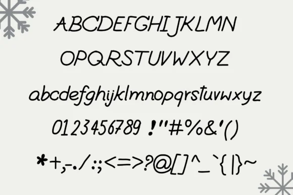 Snowball Font by Sawanarod — Script Handwritten Font — thumbnail 4