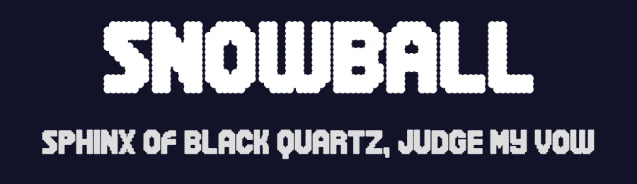 Snowball by Geronimo Font Studios — Decorative Font — thumbnail 2
