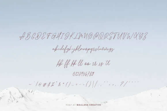 Snowhart Font by Maulana Creative — Script Handwritten Font — thumbnail 8