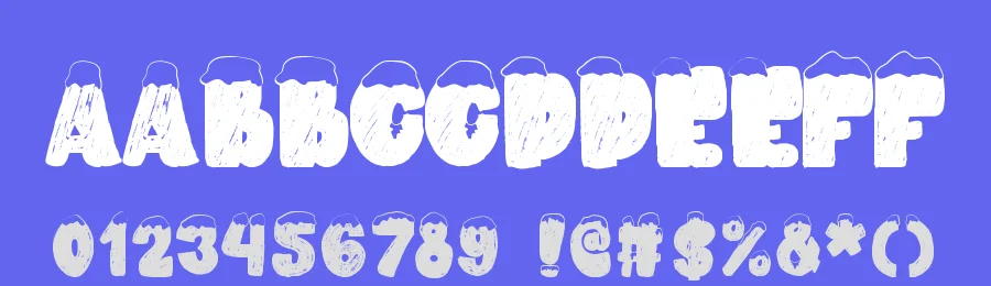 Snowky Brush by Letterara — Decorative Font — thumbnail 3