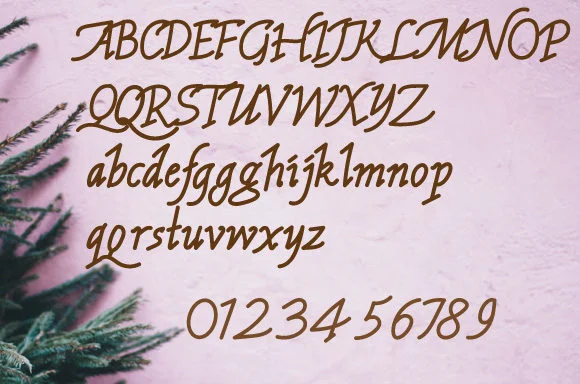Snowman Font by Dedi Art Studio by Dedi Art Studio — Script Handwritten Font — thumbnail 4