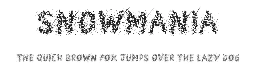 Snowmania by JSH creates — Decorative Font