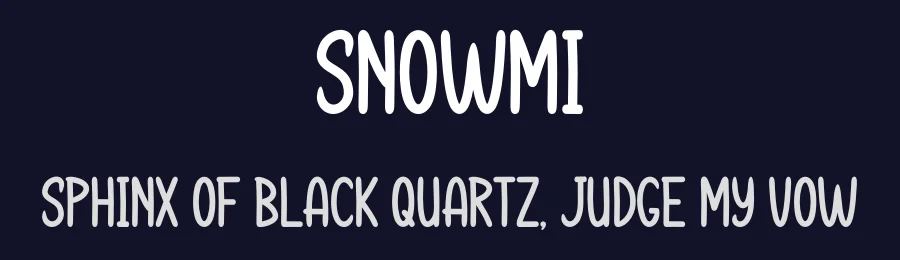 Snowmi by Gilang Ternadho — Decorative Font — thumbnail 2