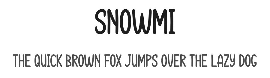 Snowmi by Gilang Ternadho — Decorative Font
