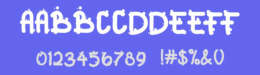 Snowy Day by MJB Letters — Decorative Font — thumbnail 3