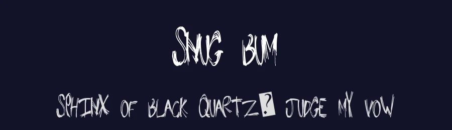 Snug Bum by Xerographer Fonts — Script Handwritten Font — thumbnail 2