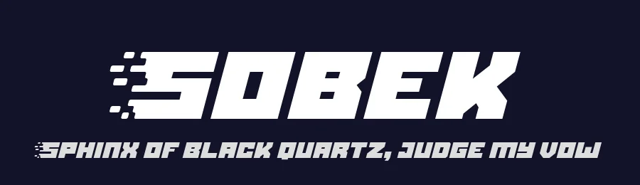 Sobek by Linecreative — Display Font — thumbnail 2