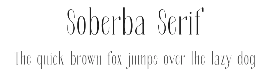 Soberba Serif