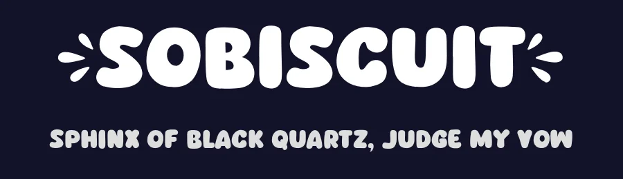 Sobiscuit by Khurasan — Decorative Font — thumbnail 2