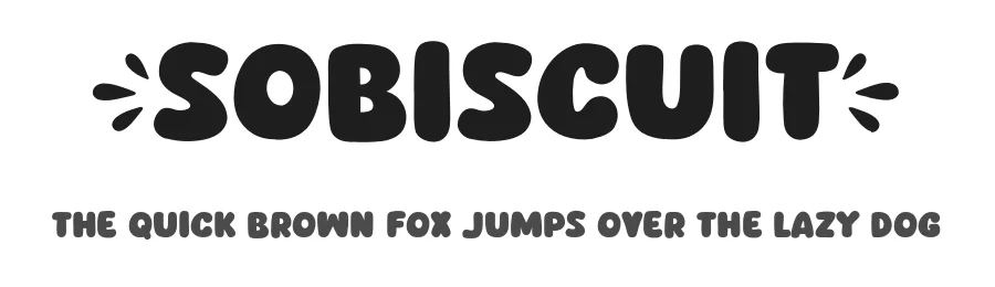 Sobiscuit by Khurasan — Decorative Font