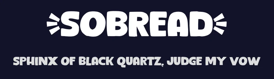 Sobread by Khurasan — Decorative Font — thumbnail 2