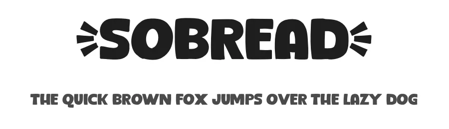 Sobread by Khurasan — Decorative Font