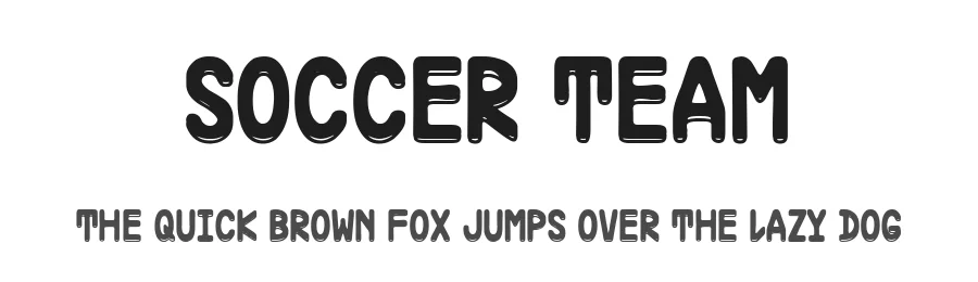Soccer Team by Woodcutter — Decorative Font