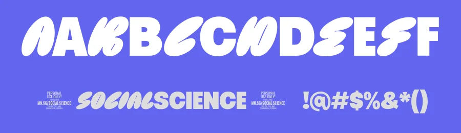 Social Science by Måns Grebäck — Decorative Font — thumbnail 3
