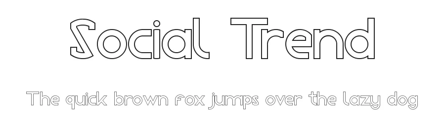 Social Trend by Edric Studio β Sans Serif Font