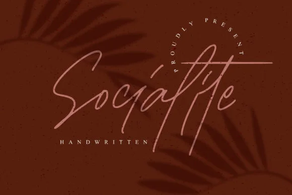 Socialite Font by goodigital — Script Handwritten Font