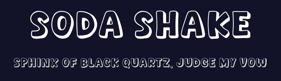 Soda Shake by Khurasan — Decorative Font — thumbnail 2