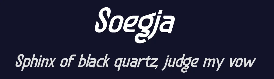 Soegja by twinletter — Sans Serif Font — thumbnail 2
