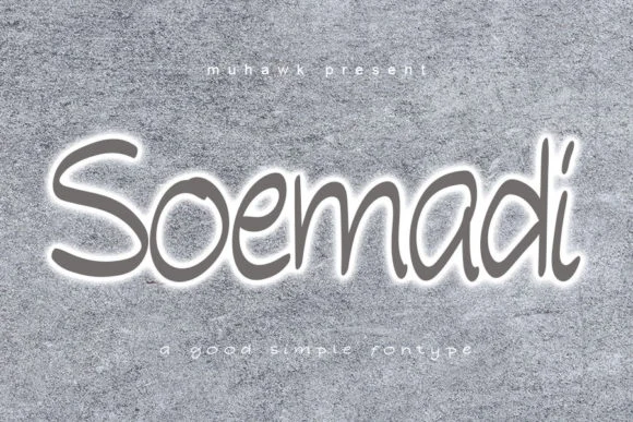 Soemadi Font by muhawk47 — Script Handwritten Font