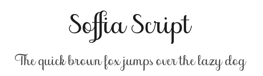 Soffia Script