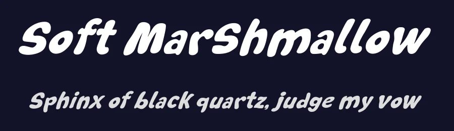Soft Marshmallow by Galdino Otten Fonts — Decorative Font — thumbnail 2