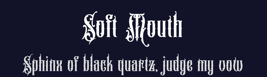 Soft Mouth by Alit Design — Decorative Font — thumbnail 2