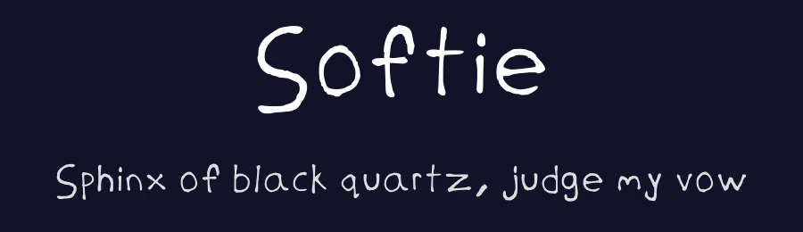 Softie by Lord of Pink — Script Handwritten Font — thumbnail 2