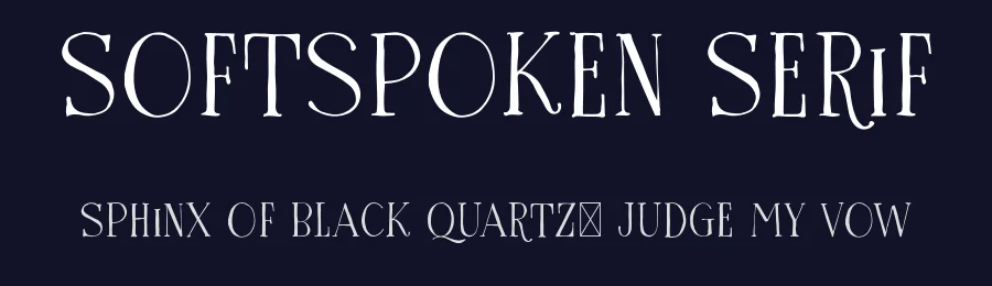 Softspoken Serif by VPcreativeshop — Decorative Font — thumbnail 2