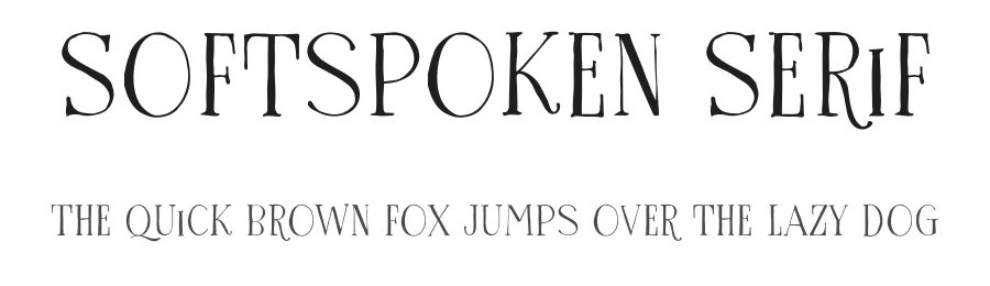 Softspoken Serif by VPcreativeshop — Decorative Font