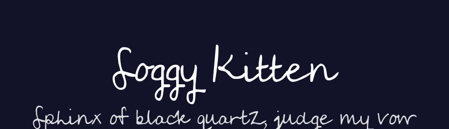 Soggy Kitten by Kimberly Geswein — Script Handwritten Font — thumbnail 2