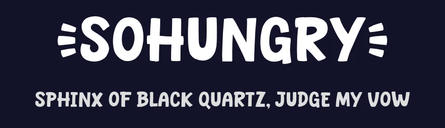 Sohungry by Khurasan — Decorative Font — thumbnail 2