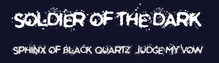 Soldier of the Dark by 28fonts — Decorative Font — thumbnail 2