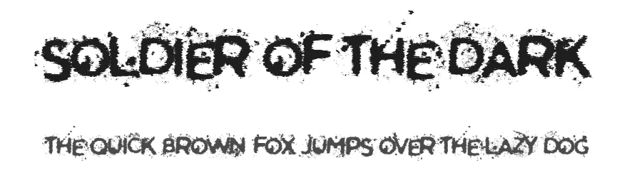 Soldier of the Dark by 28fonts — Decorative Font