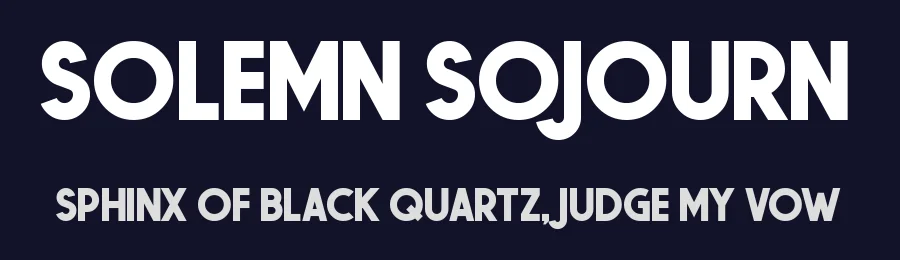 Solemn Sojourn by Chequered Ink — Sans Serif Font — thumbnail 2