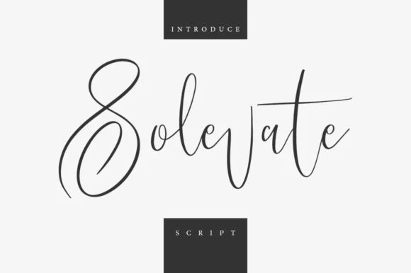 Solevate Font by Maulana Creative — Script Handwritten Font