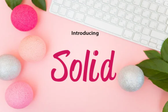 Solid Font by da_only_aan — Script Handwritten Font