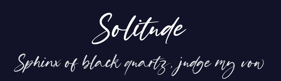Solitude by Letterative Studio — Script Handwritten Font — thumbnail 2