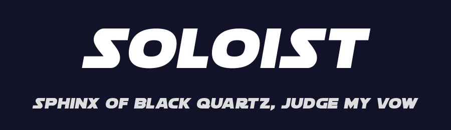 Soloist by Iconian Fonts — Display Font — thumbnail 2