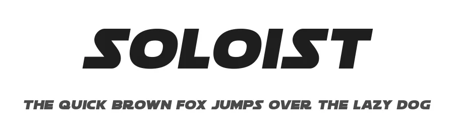 Soloist by Iconian Fonts — Display Font