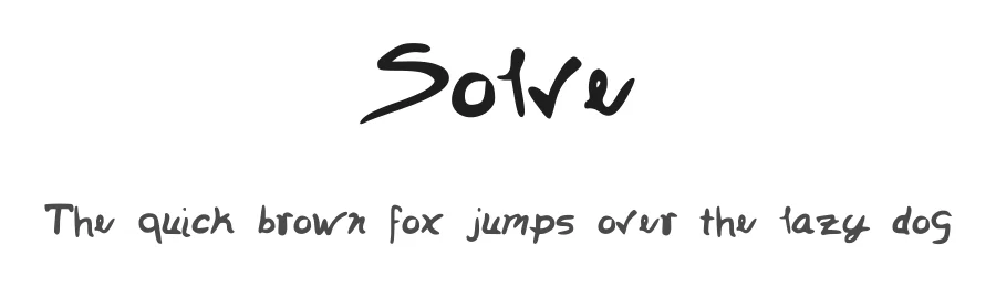 Solve