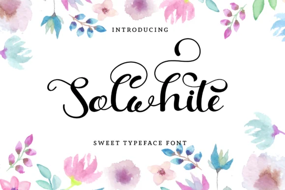Solwhite Font by Liarttype — Script Handwritten Font