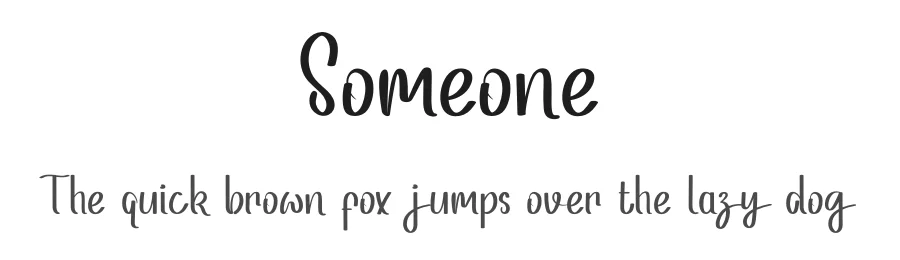Someone