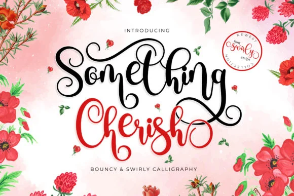Something Cherish Font by airotype — Script Handwritten Font