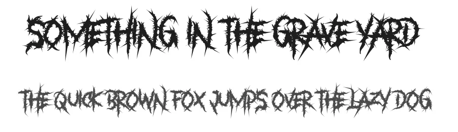 Something in The Grave Yard
