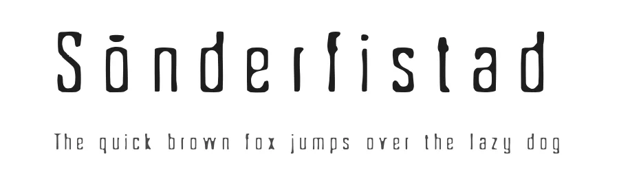 Sönderfistad by TarmSaft Font Factory — Decorative Font