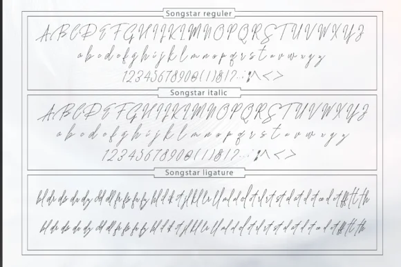 Songstar Font by Rt Creative — Script Handwritten Font — thumbnail 8