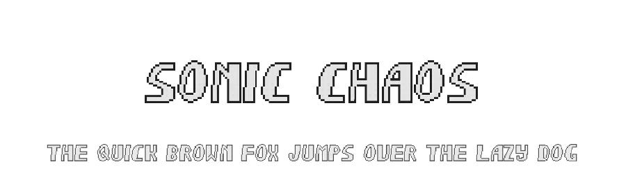 Sonic Chaos by Font Bureau — Decorative Font
