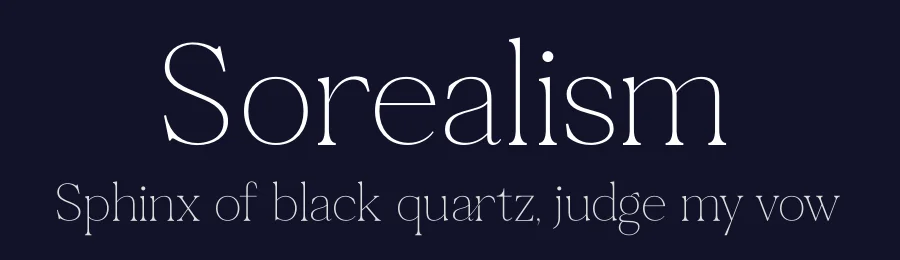 Sorealism by Storytype Studio — Serif Font — thumbnail 2